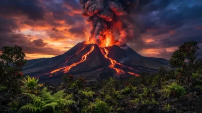 volcano eruption symbolism